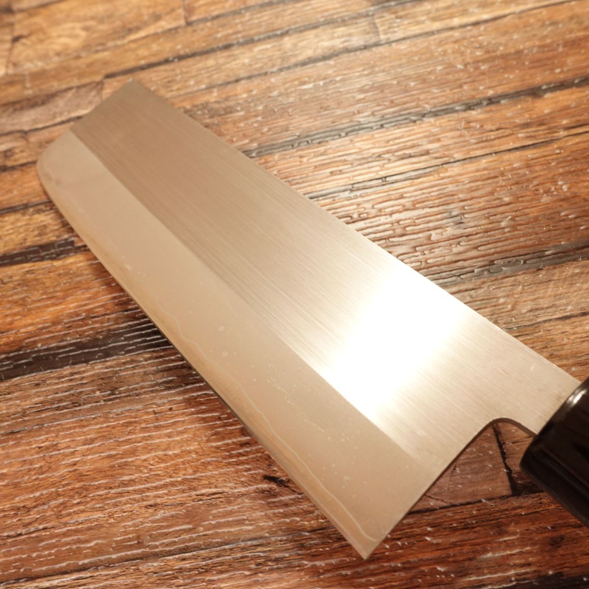 Sakai Hamono Nakiri Knife, High-Speed Steel, Powdered HSS, Unused, Boxed, 165mm