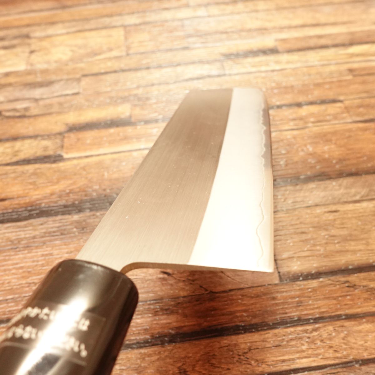 Sakai Hamono Nakiri Knife, High-Speed Steel, Powdered HSS, Unused, Boxed, 165mm