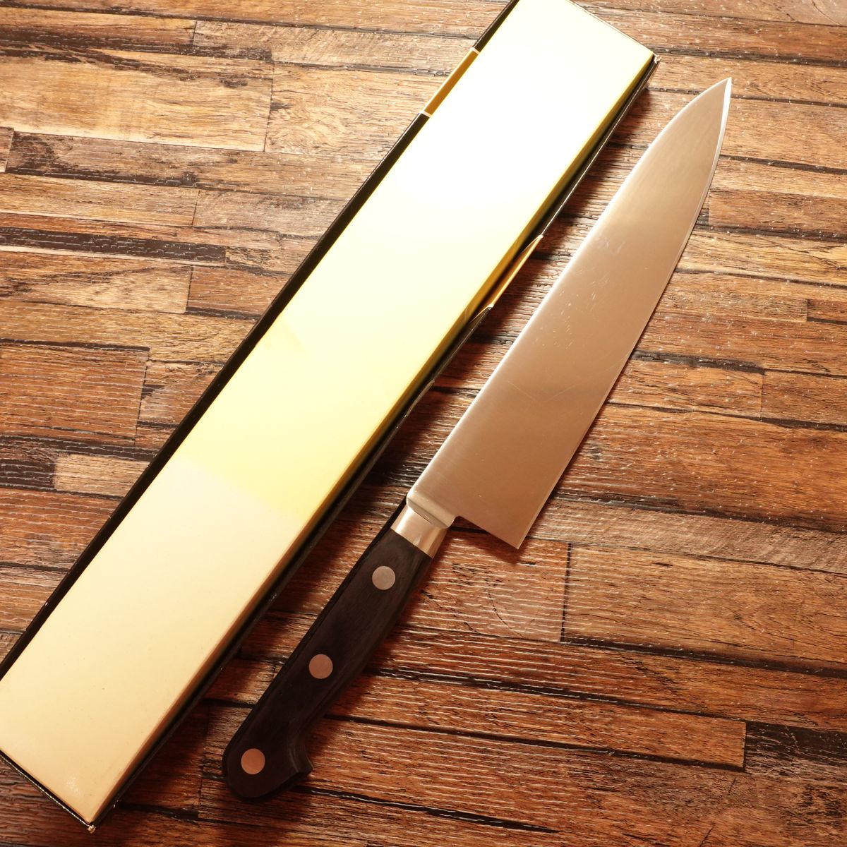 Sakai Takayuki Gyuto Knife, Grand Chef, All-Purpose, Uddeholm Swedish Steel, Unused, Boxed, 210mm