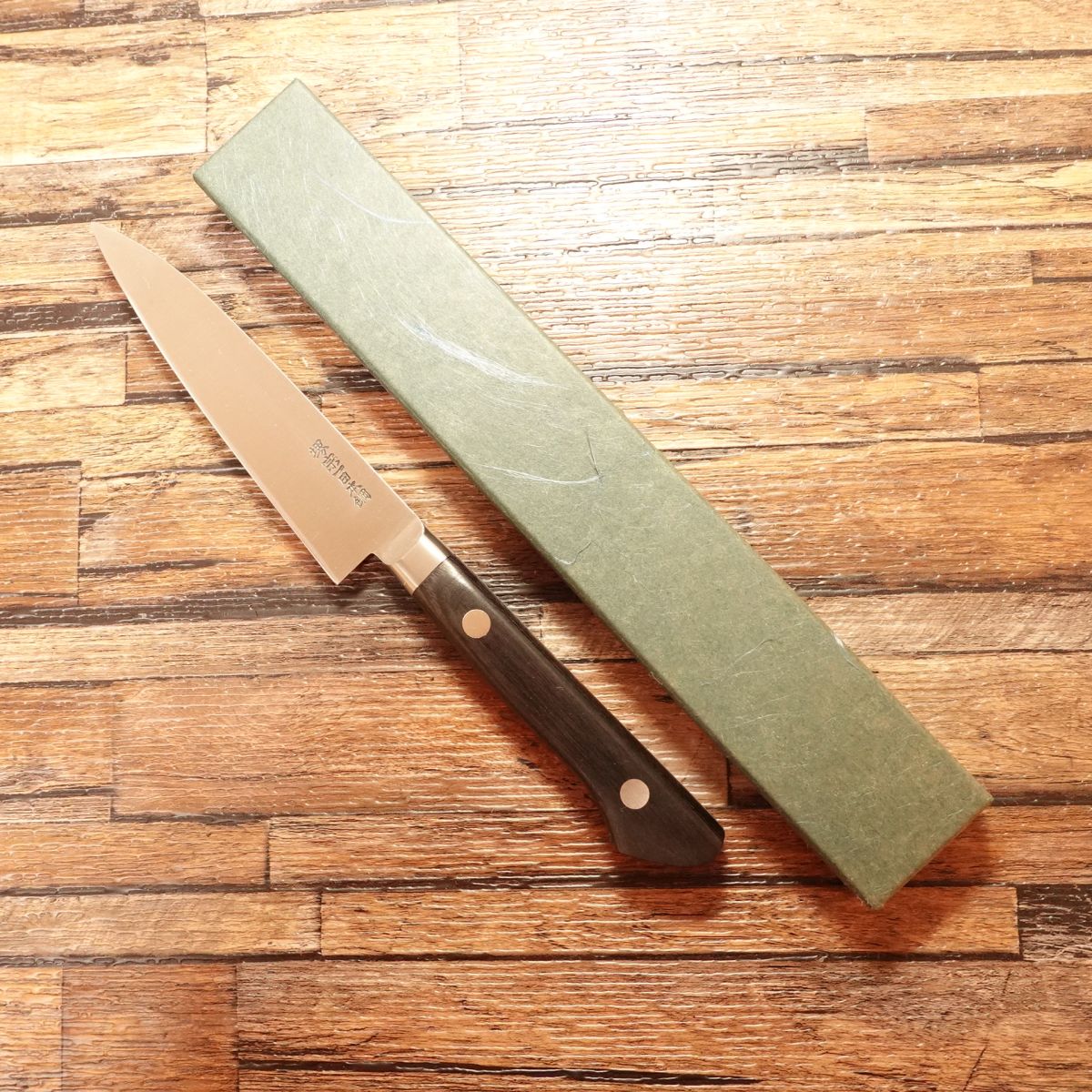 Sakai Soichi Petty Knife, Fruit Knife, Japanese Steel, Boxed, Unused, 120mm