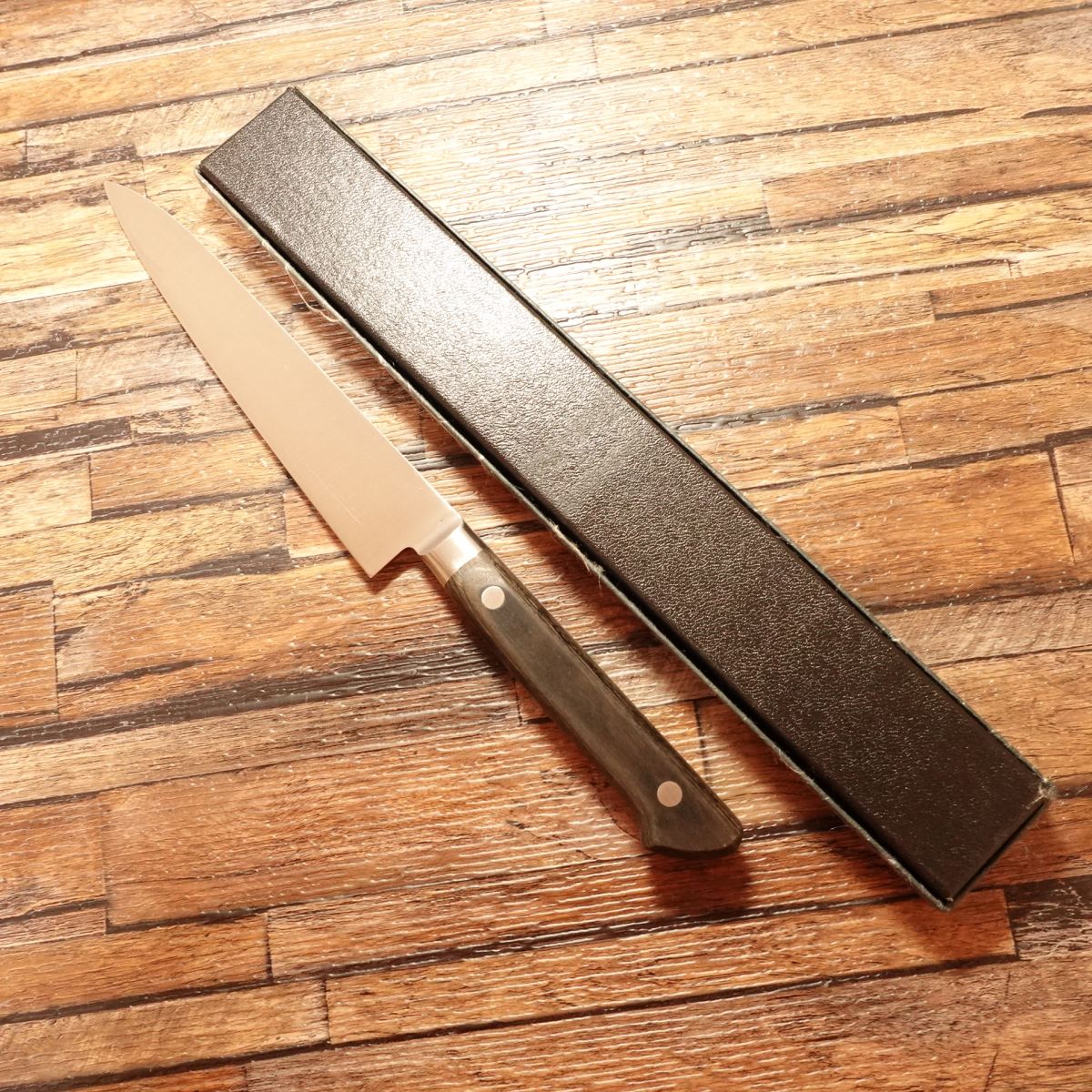 Minamoto Mitsukane Petty Knife, Fruit Knife, Boxed, Unused, 150mm