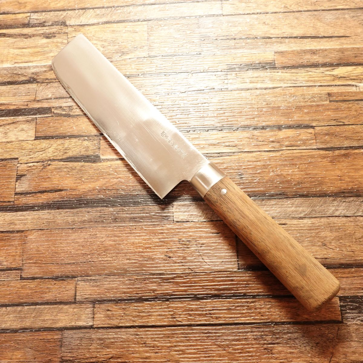 Edokoma Nakiri Knife, Sharpened, Swedish Steel, Genuine Laminated, Edokoma Maker, 160 mm