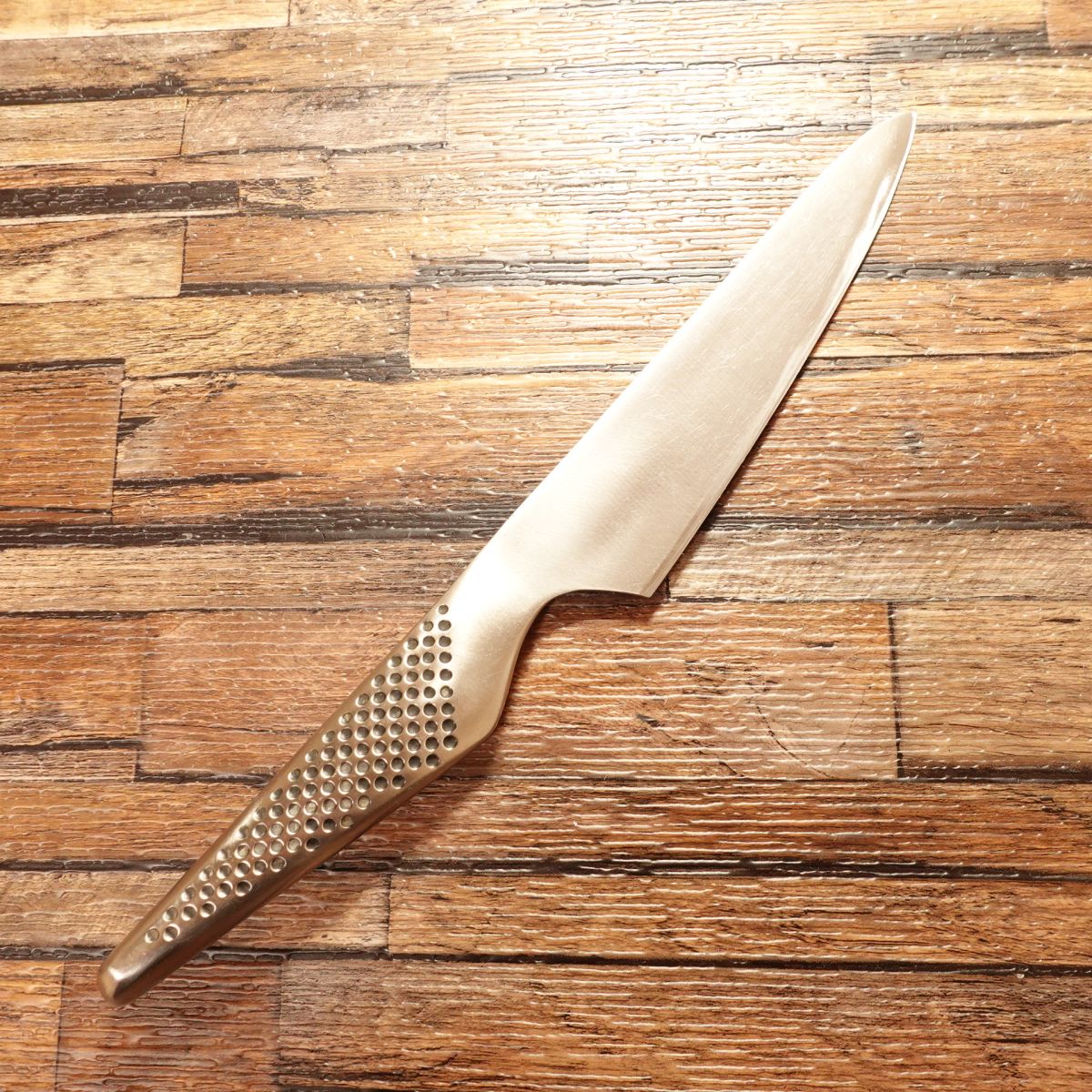 Global Petty Knife GS‑3, Sharpened, Fruit / Decorative Knife, YOSHIKIN (Yoshida Metal Works), 130 mm