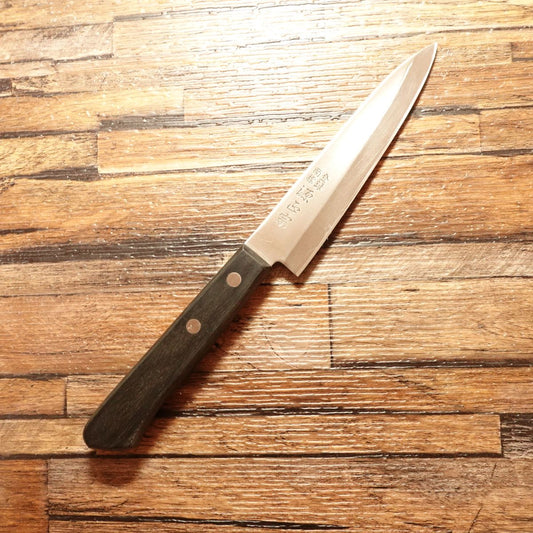 Minamoto Masamune Petty Knife, Sharpened, Stainless Steel, Lightly Used, 120 mm