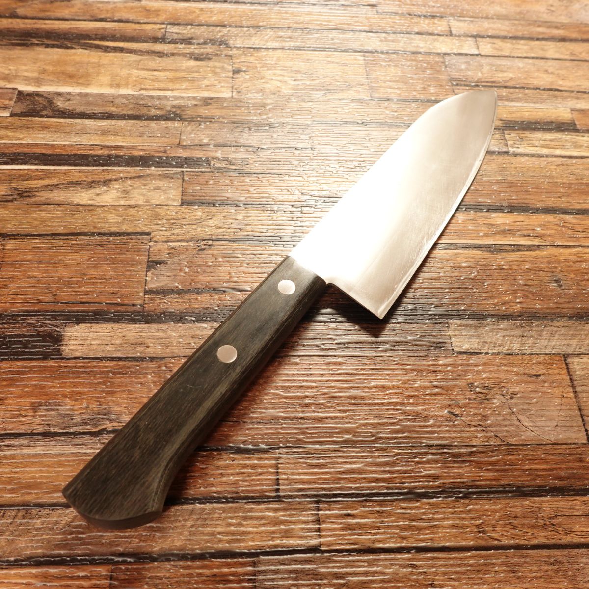 Munefusa Santoku Knife, Sharpened, All‑Purpose, Genuine Laminated, Munefusa Maker, 165 mm