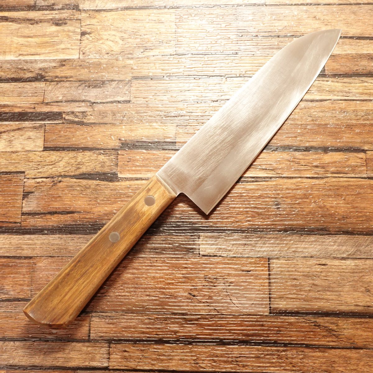 Sakaiya Haruhide Santoku Knife, Sharpened, All‑Purpose, Thin Blade, Genuine Laminated, 165 mm