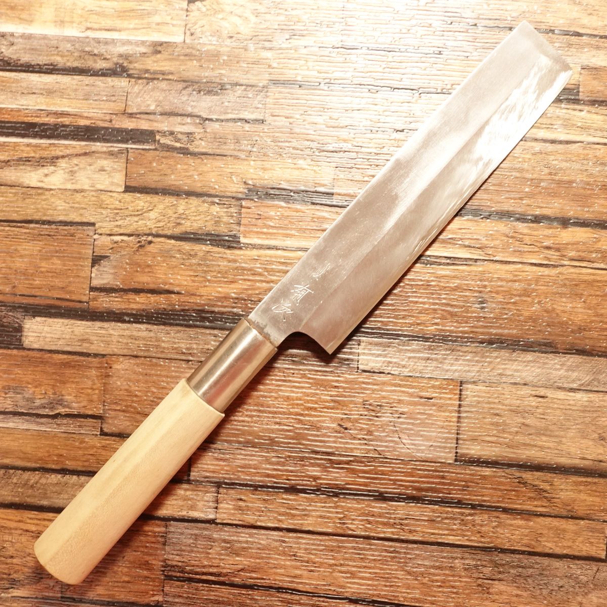 Aritsugu Usuba Knife, Sharpened, Special Make, Single Bevel, Nakiri, Good Condition, 180mm