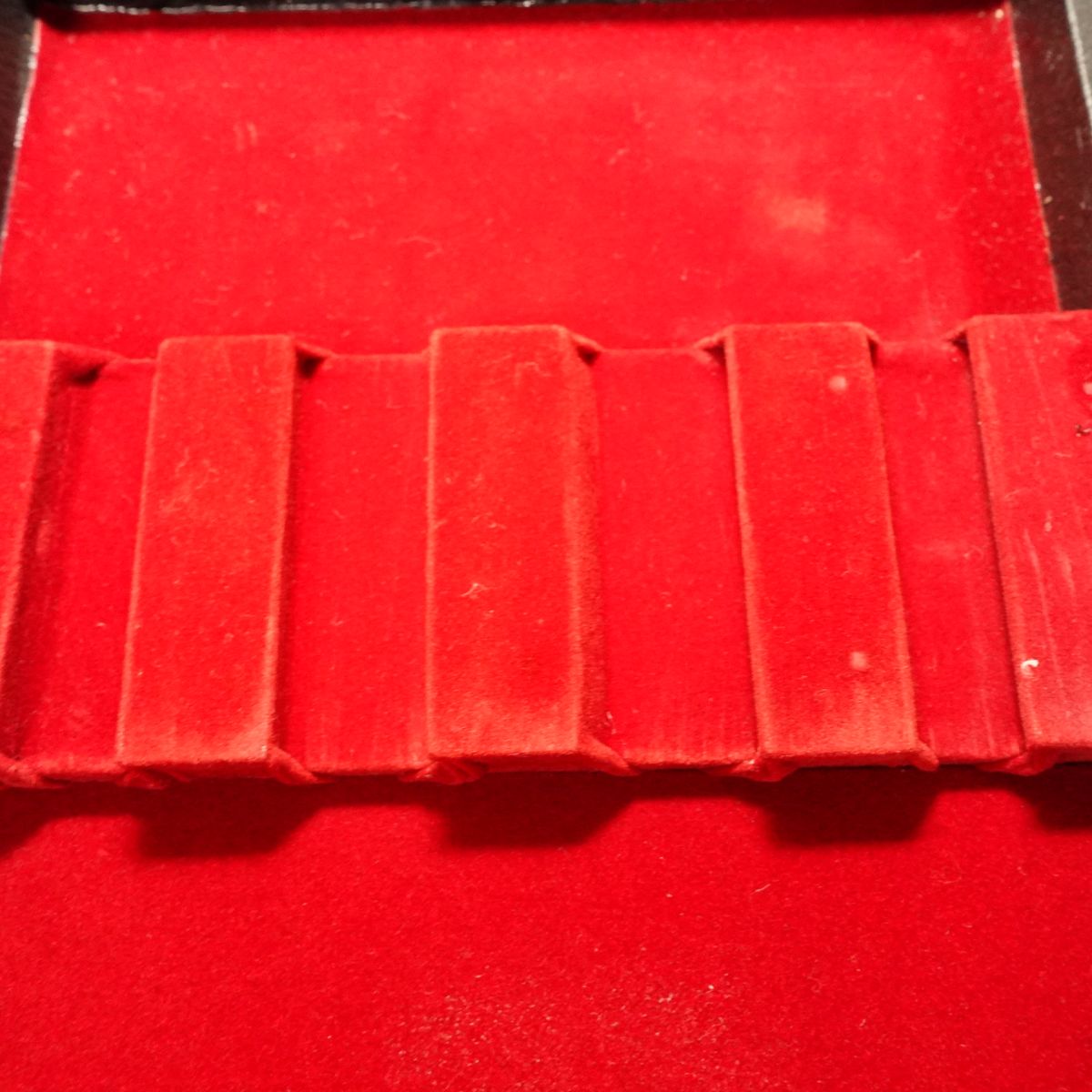 Hard Case for Kitchen Knives, Slim Black Leather Storage Bag, Good Condition