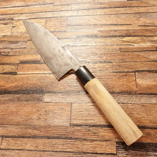 Maruki Santoku Knife, Sharpened, All-Purpose Knife, Yasugi Steel, Aogami Steel, Wa-Gyuto, 170mm