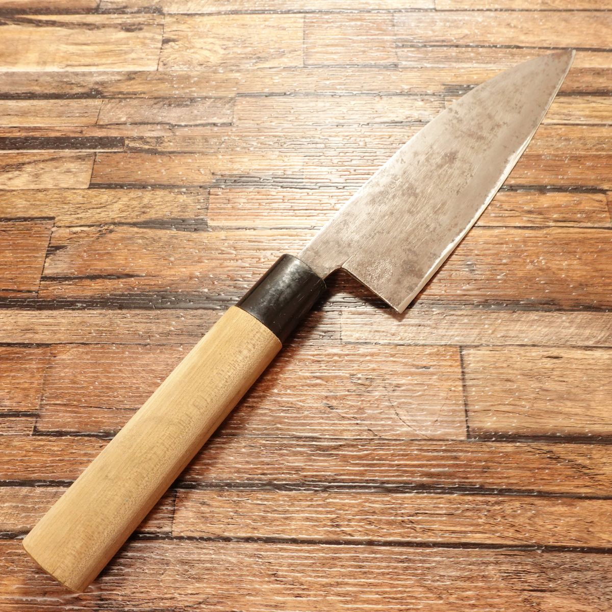Maruki Santoku Knife, Sharpened, All-Purpose Knife, Yasugi Steel, Aogami Steel, Wa-Gyuto, 170mm