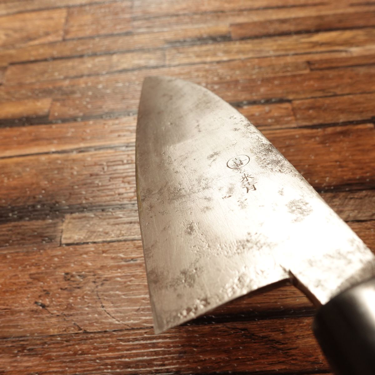 Maruki Santoku Knife, Sharpened, All-Purpose Knife, Yasugi Steel, Aogami Steel, Wa-Gyuto, 170mm
