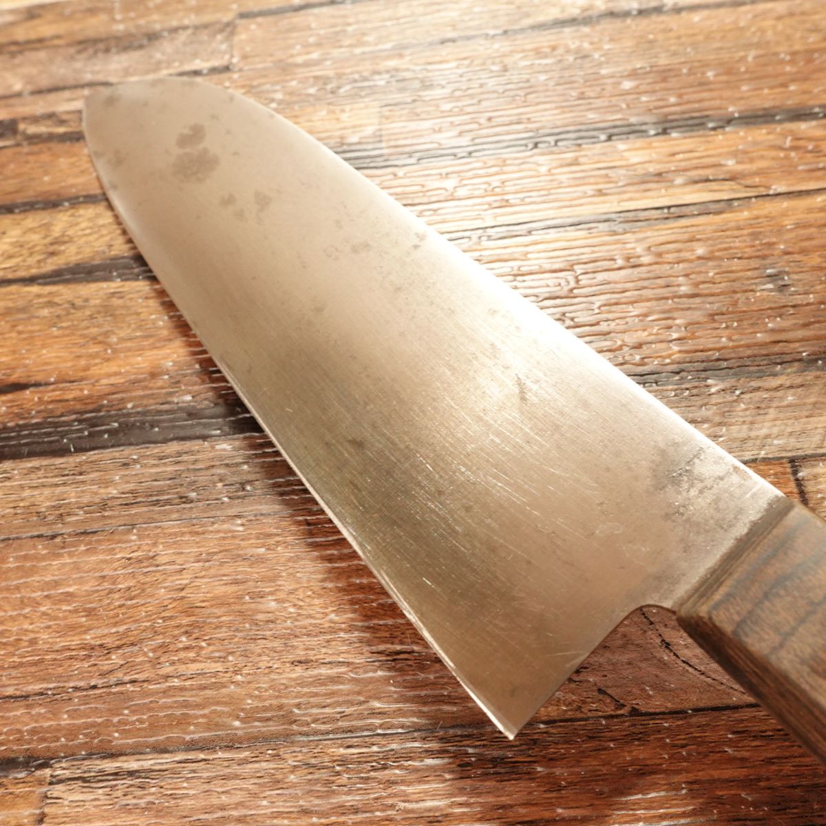 Seki Magoroku Santoku Knife, Sharpened, All-Purpose Knife, Hagane Steel, 165mm