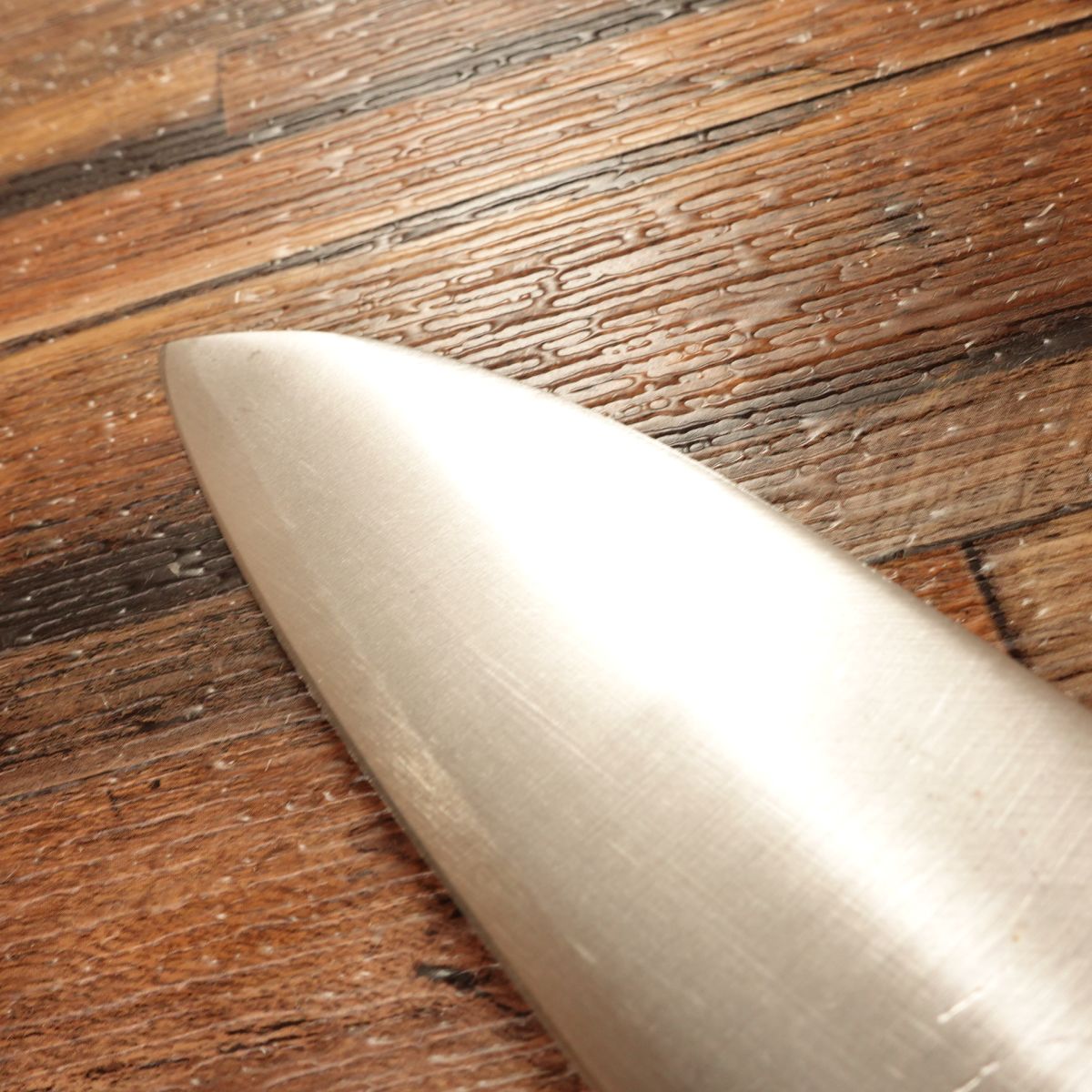 Kikuichi Santoku Knife, Sharpened, Nara Kikuichi-Made, All-Purpose Knife, Warikomi, Minimal Use, Excellent Condition, 165mm