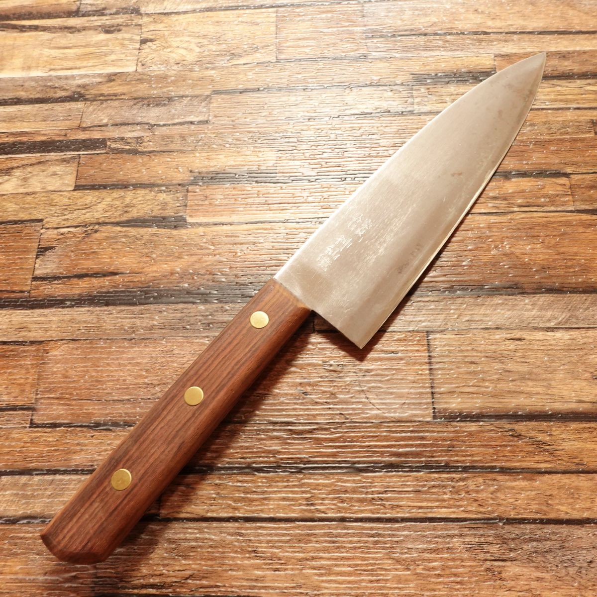 Shinsenkyou Gyuto Knife, Sharpened, All-Purpose Knife, Nara Kasuga, Santoku-Warikomi, 180mm