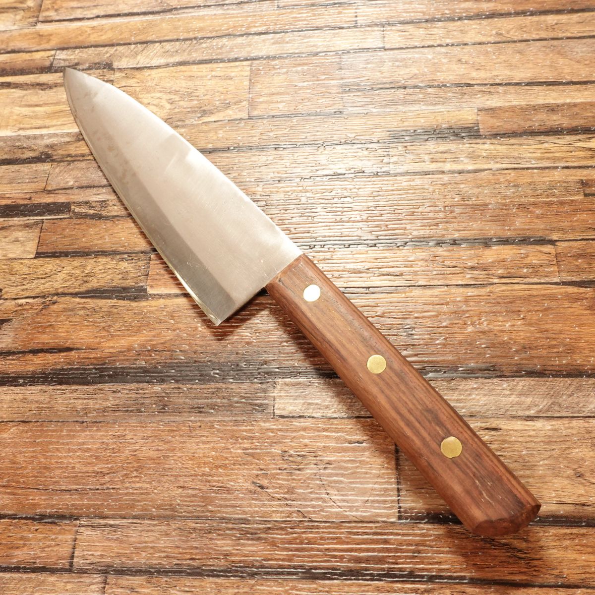 Shinsenkyou Gyuto Knife, Sharpened, All-Purpose Knife, Nara Kasuga, Santoku-Warikomi, 180mm