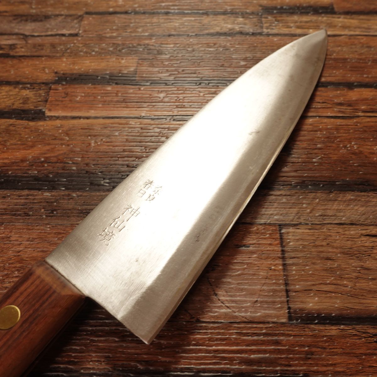 Shinsenkyou Gyuto Knife, Sharpened, All-Purpose Knife, Nara Kasuga, Santoku-Warikomi, 180mm