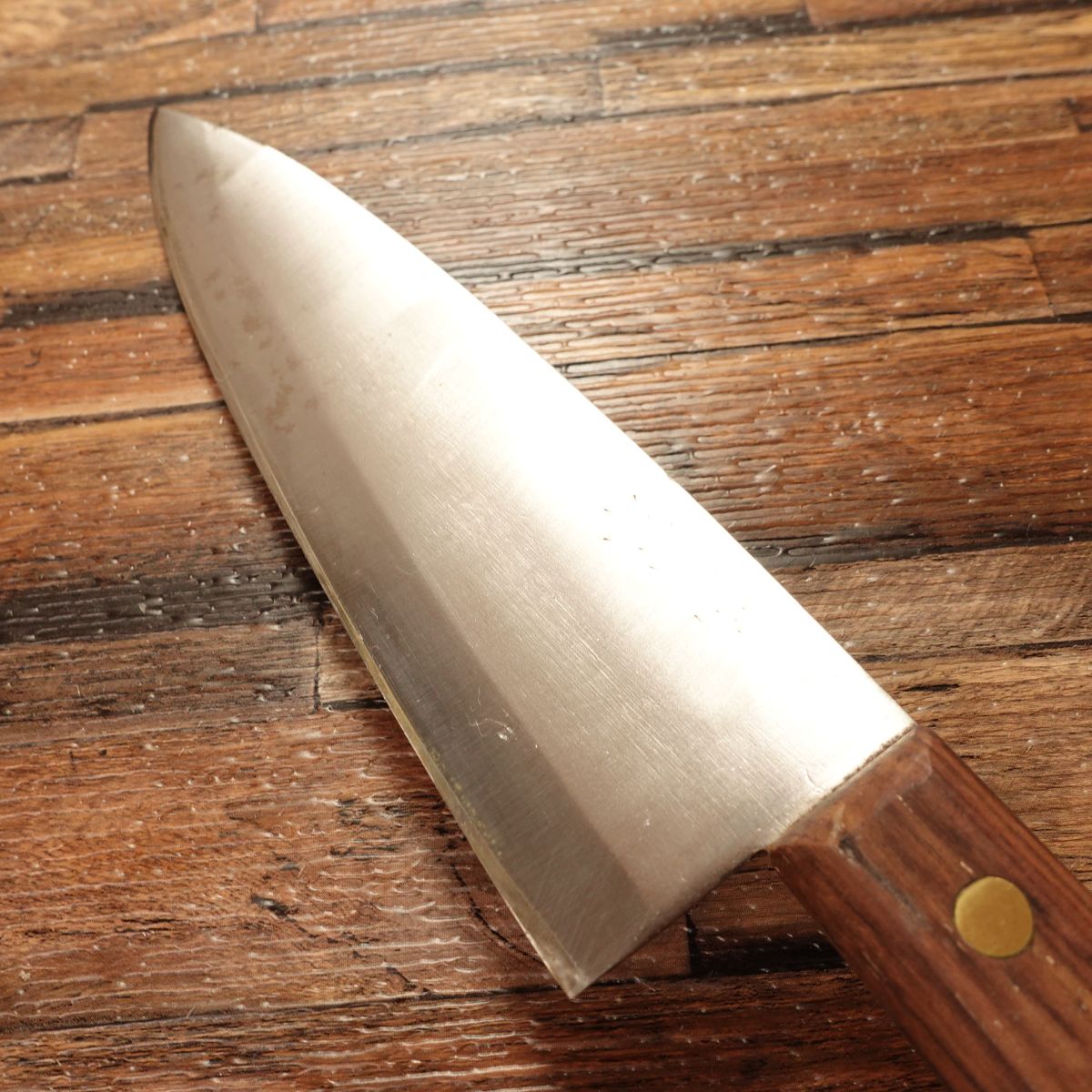 Shinsenkyou Gyuto Knife, Sharpened, All-Purpose Knife, Nara Kasuga, Santoku-Warikomi, 180mm