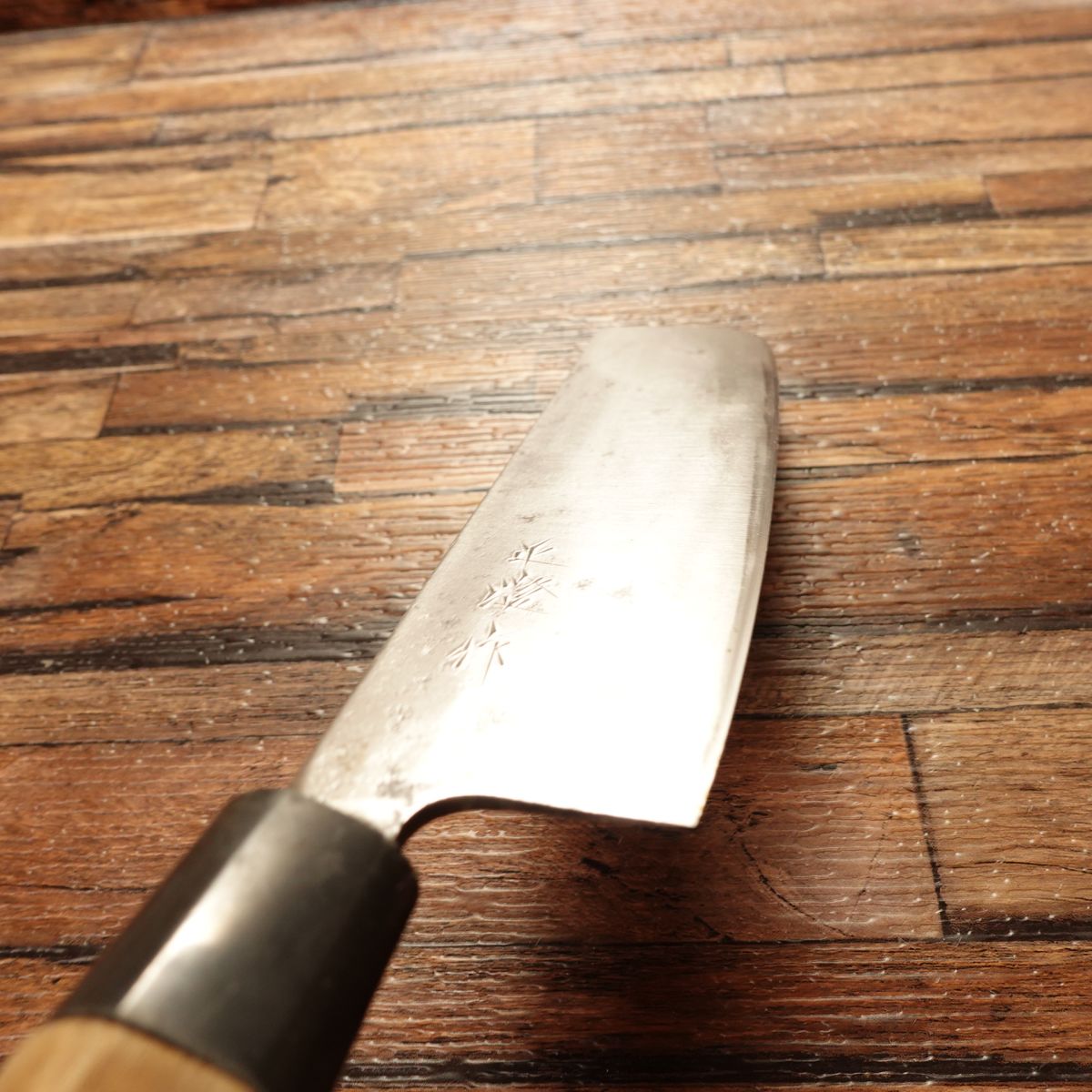 Masazumi Nakiri Knife, Sharpened, Made by Masazumi, Hagane Steel, 150mm