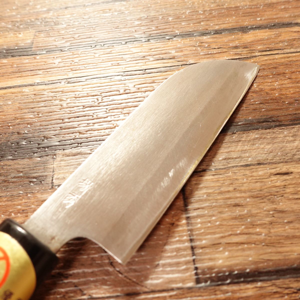 Sakai Shuichi Mukimono Knife, Sharpened, Peeling and Decorative Cutting Knife, With Seal, Nearly Unused, 100mm