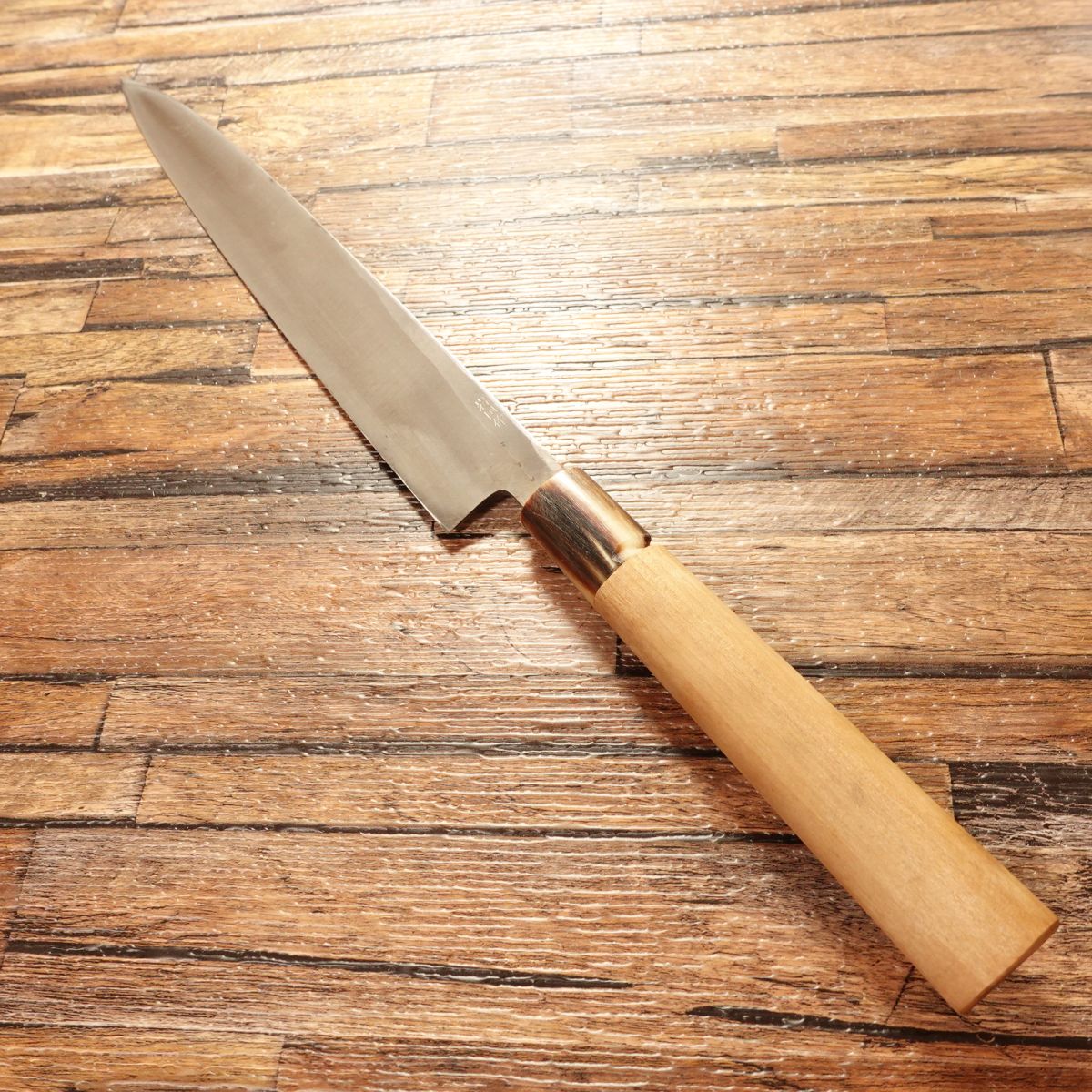 Sakai Toji Fugu-Hiki Knife, Sharpened, White Water Buffalo Handle, Made by Iwakuni, Thin Sashimi Knife, For Fugu and Tessa, 245mm