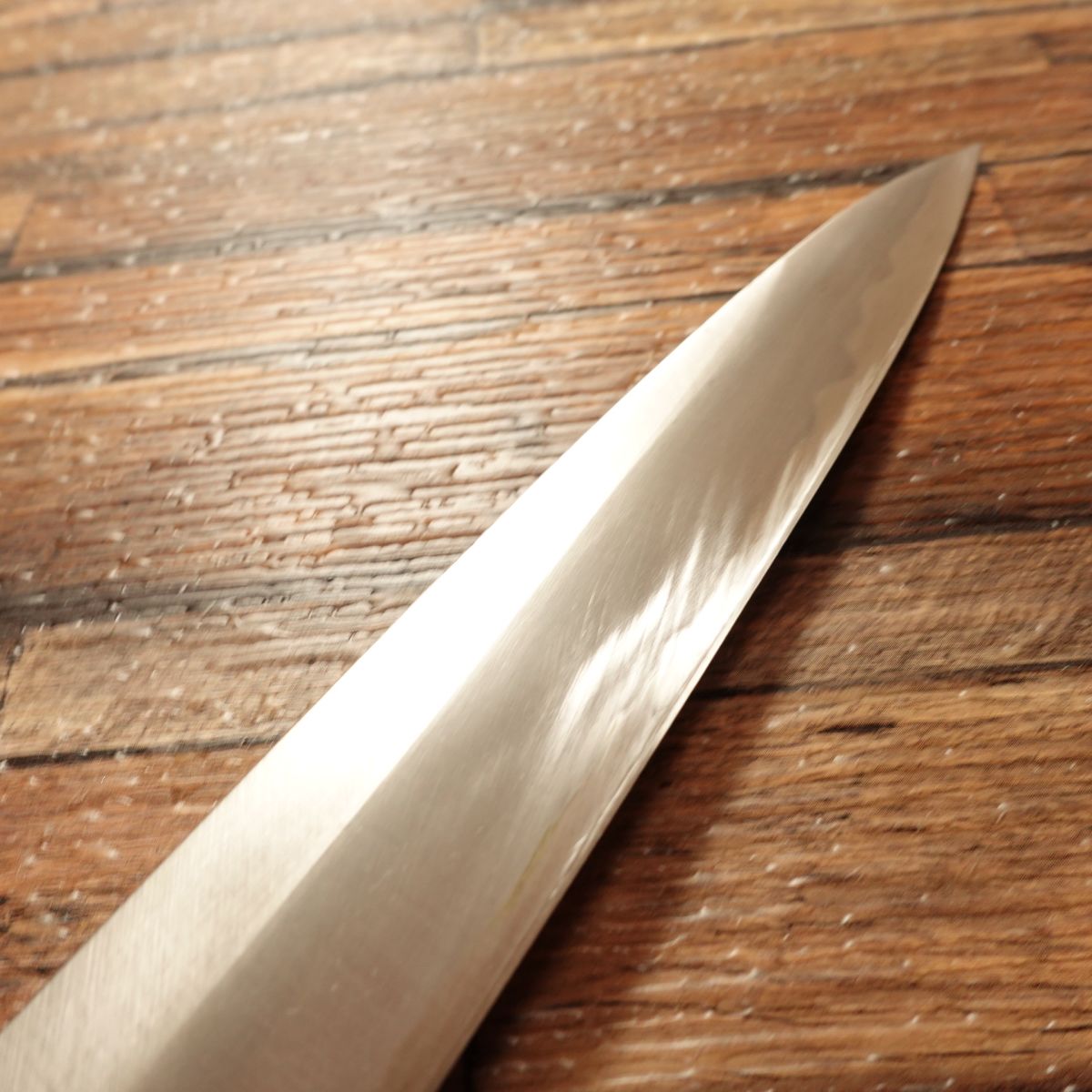 Sakai Toji Fugu-Hiki Knife, Sharpened, White Water Buffalo Handle, Made by Iwakuni, Thin Sashimi Knife, For Fugu and Tessa, 245mm
