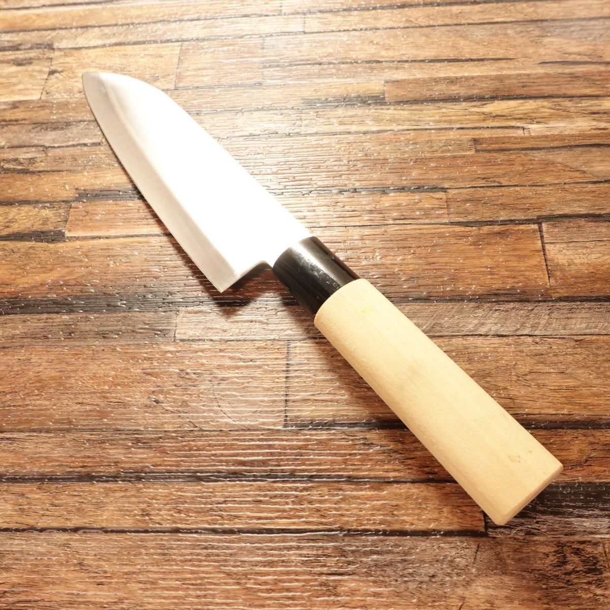 Noshu Masamune Santoku Knife, Sharpened, All-Purpose Japanese Santoku, Stainless Steel, Made by Noshu Masamune, Nearly Unused, 170mm