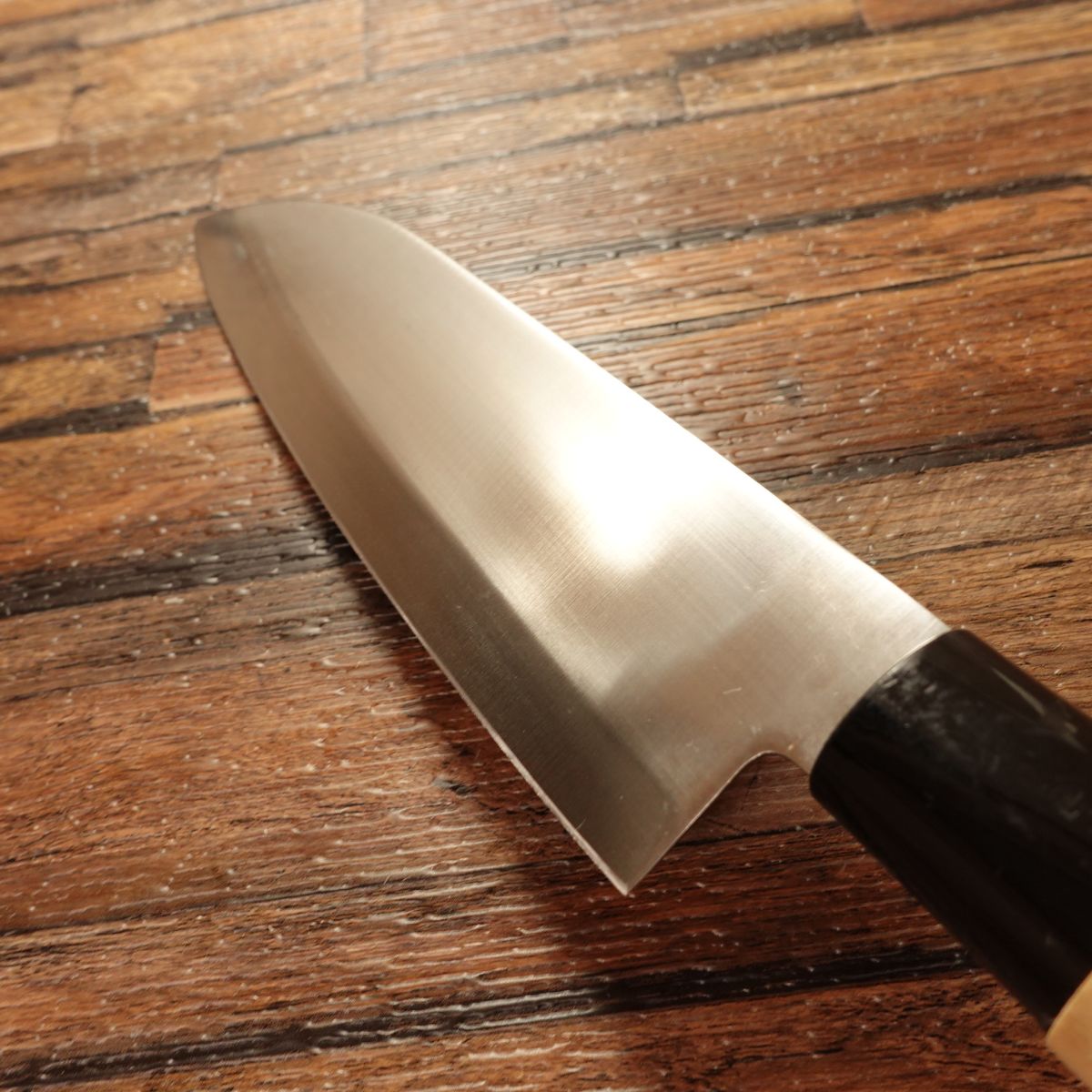 Noshu Masamune Santoku Knife, Sharpened, All-Purpose Japanese Santoku, Stainless Steel, Made by Noshu Masamune, Nearly Unused, 170mm