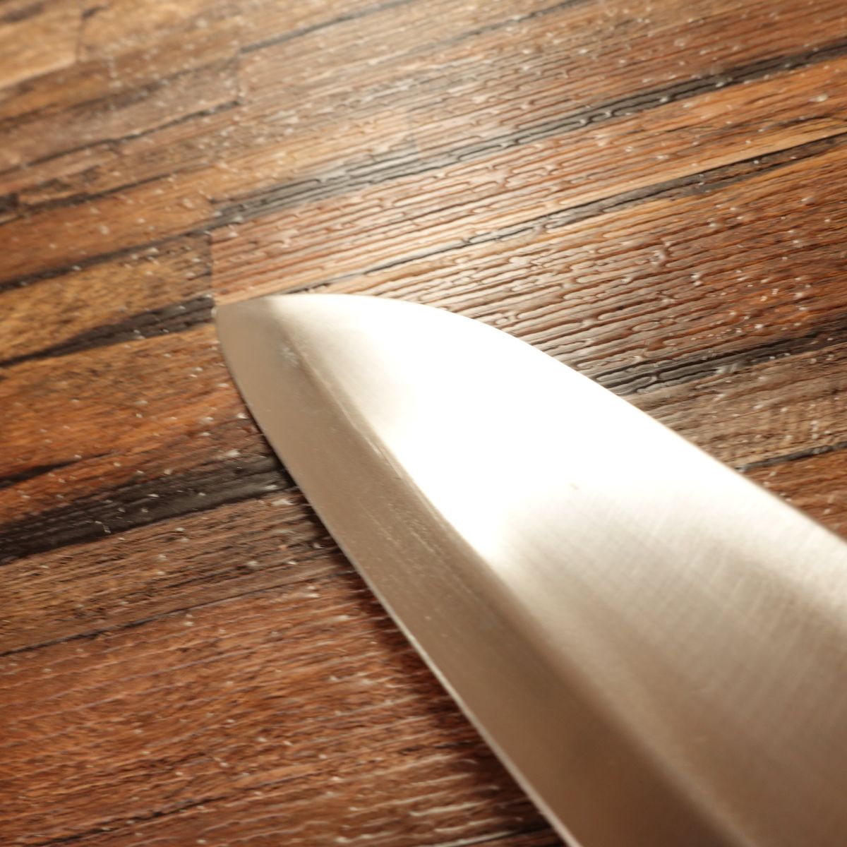 Noshu Masamune Santoku Knife, Sharpened, All-Purpose Japanese Santoku, Stainless Steel, Made by Noshu Masamune, Nearly Unused, 170mm