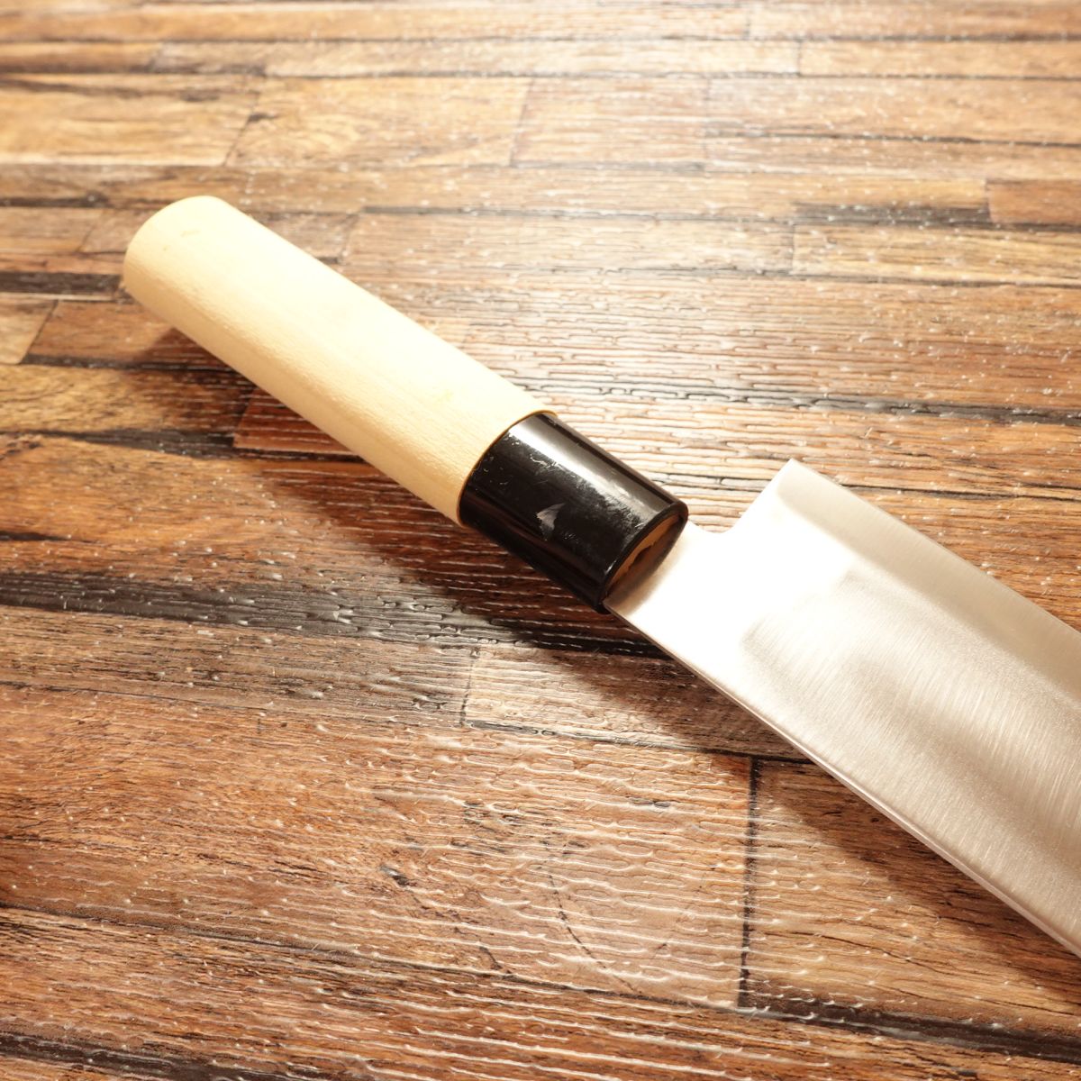 Noshu Masamune Santoku Knife, Sharpened, All-Purpose Japanese Santoku, Stainless Steel, Made by Noshu Masamune, Nearly Unused, 170mm