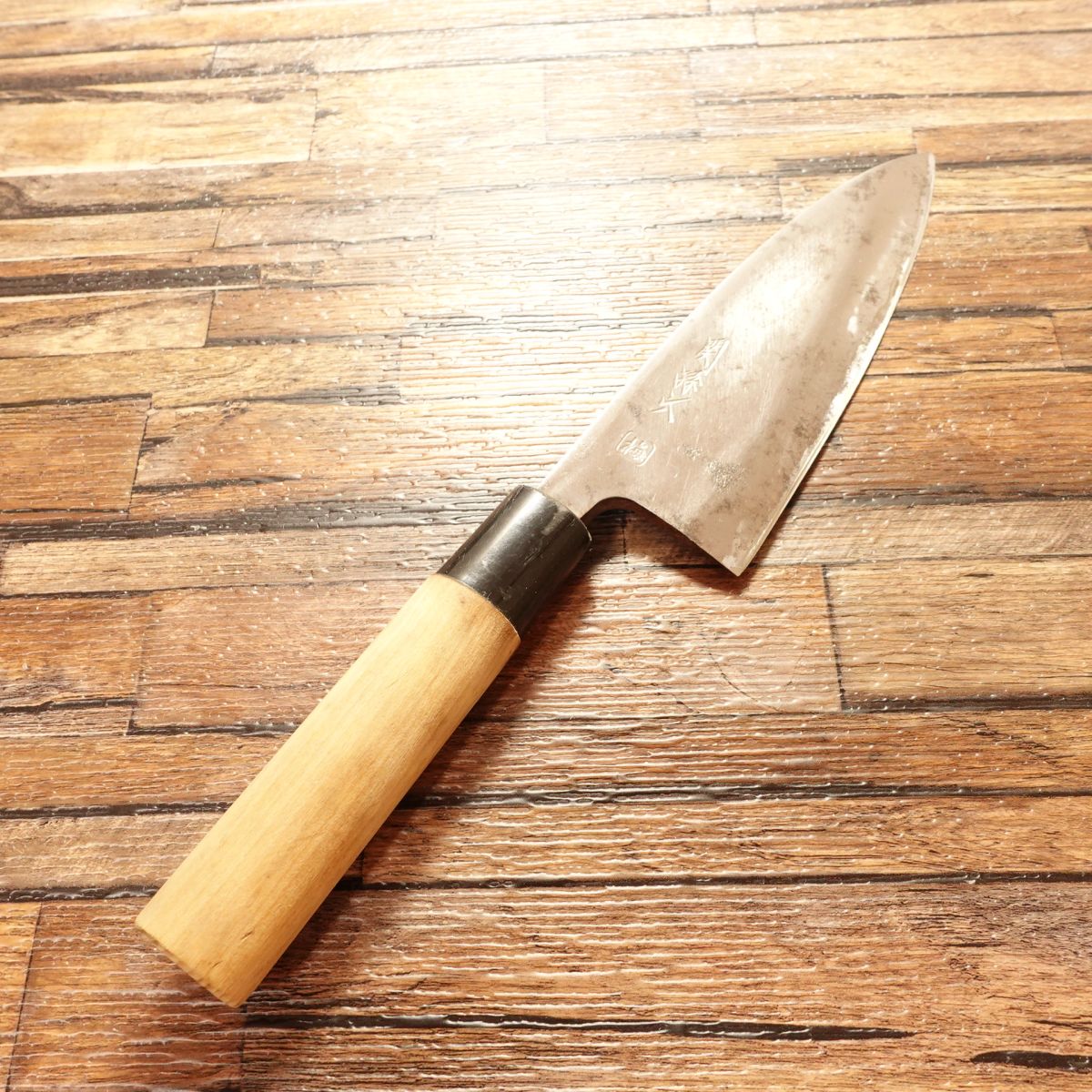 Seki Magoroku Deba Knife, Sharpened, Seki Magoroku "Ume", Hagane Steel, Single Bevel, 155mm