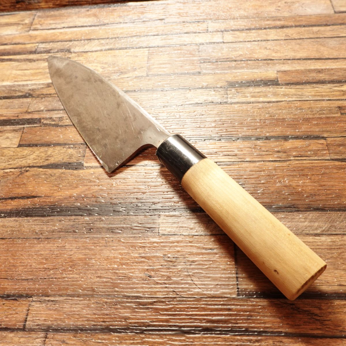 Seki Magoroku Deba Knife, Sharpened, Seki Magoroku "Ume", Hagane Steel, Single Bevel, 155mm