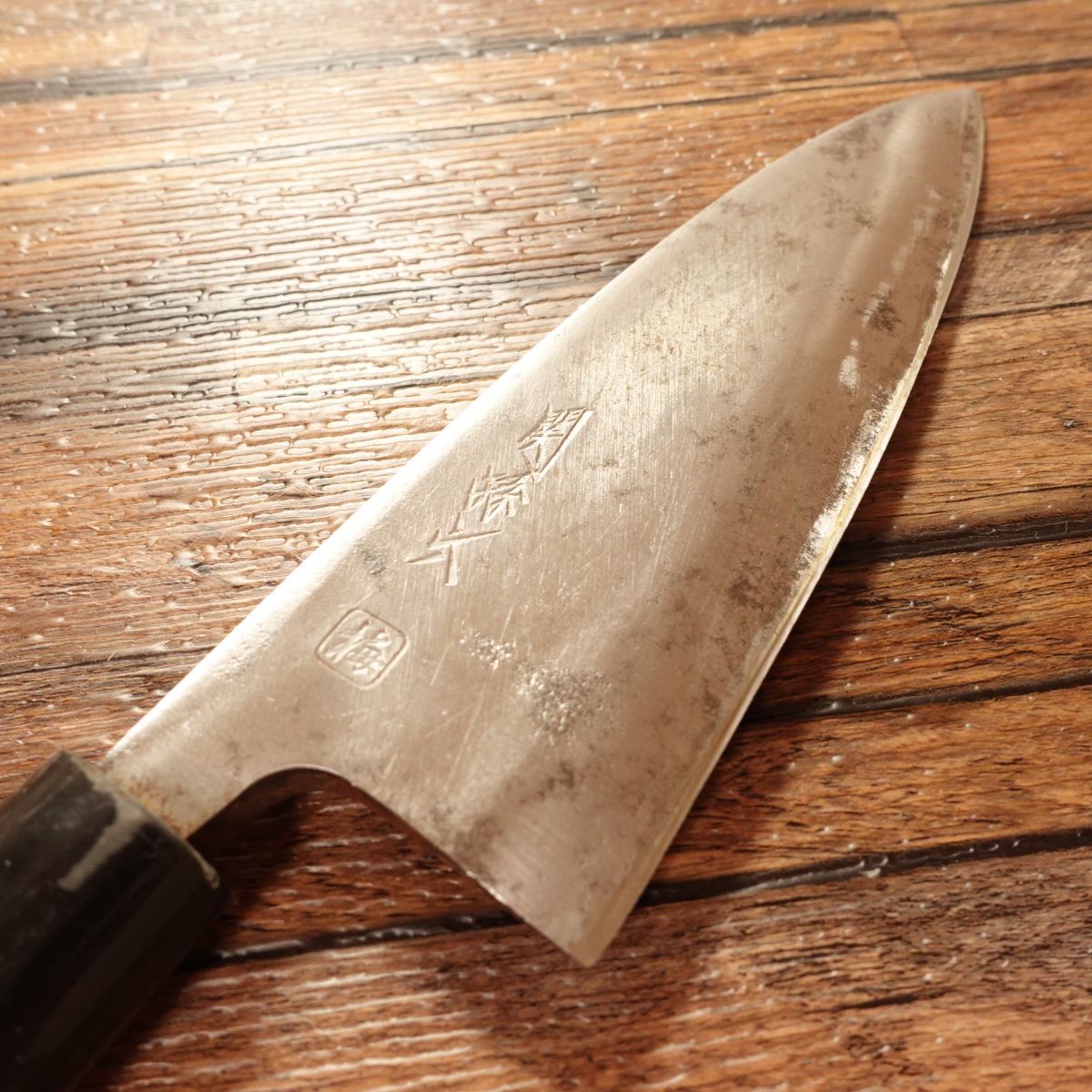 Seki Magoroku Deba Knife, Sharpened, Seki Magoroku "Ume", Hagane Steel, Single Bevel, 155mm