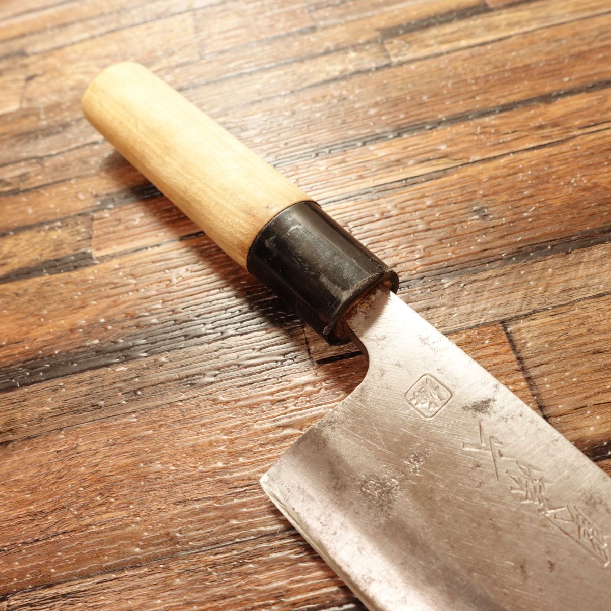 Seki Magoroku Deba Knife, Sharpened, Seki Magoroku "Ume", Hagane Steel, Single Bevel, 155mm