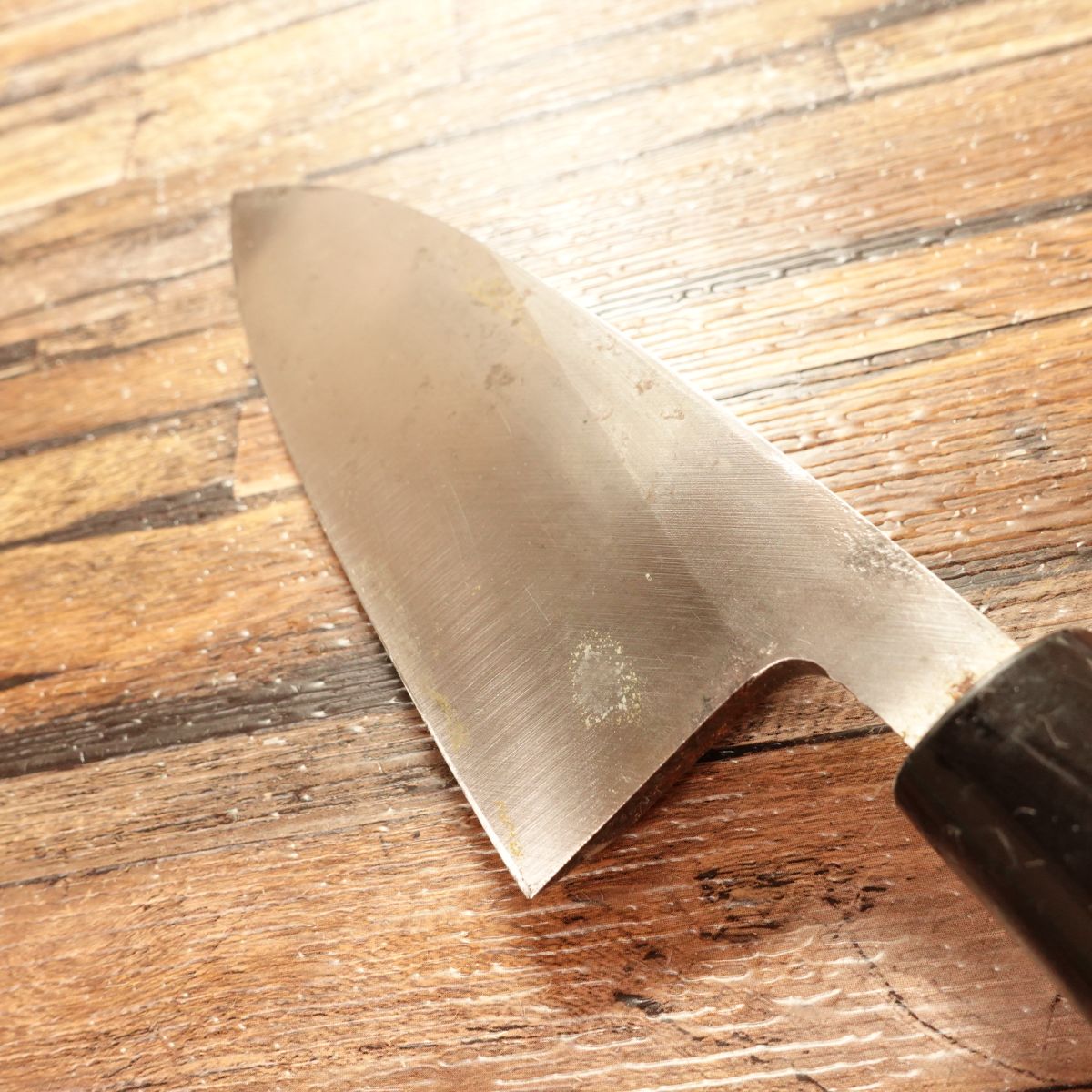 Kazuyuki Deba Knife, Sharpened, Special Edition, With Seal, Hagane Steel, Single Bevel, 155mm