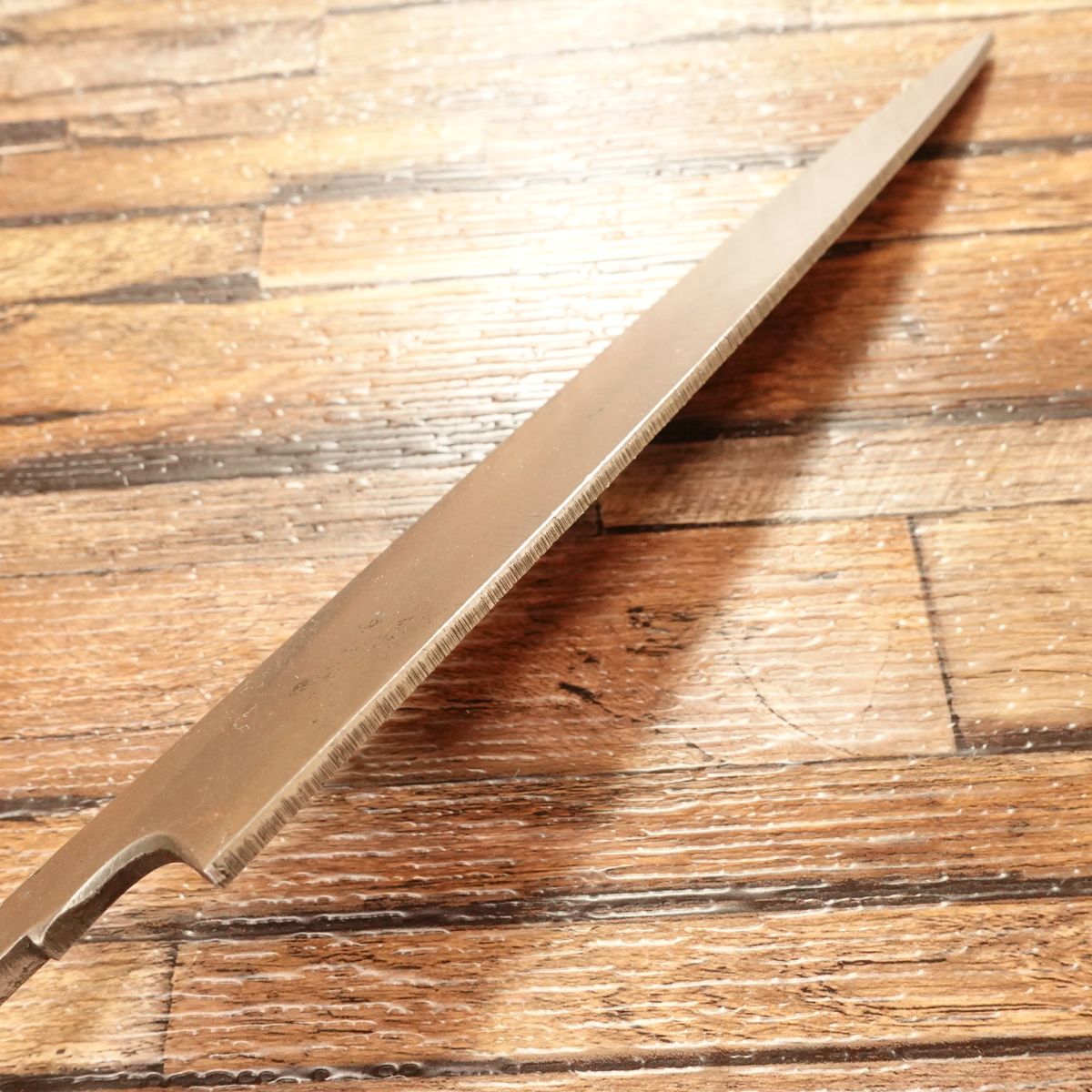 Yanagiba Knife, Unsharpened, Blacksmith Dead Stock, Original Sashimi Knife, DIY, Blade Needs Sharpening, Unused, 215mm