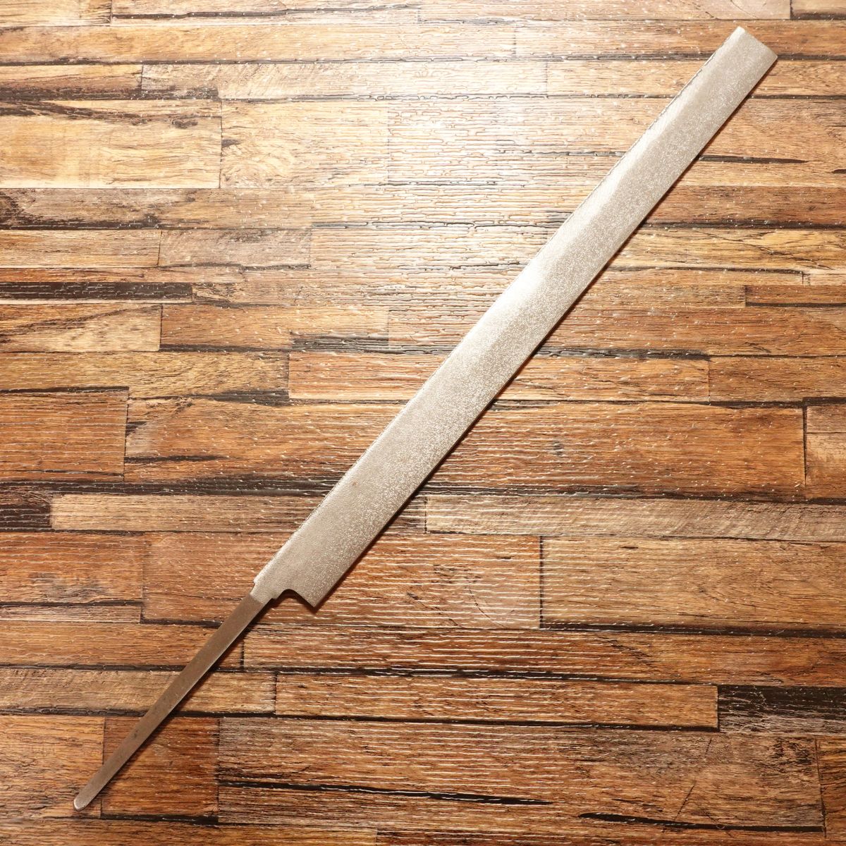 Tako-Hiki Knife, Unsharpened, Blacksmith Dead Stock, Octopus Sashimi Knife, Shirogami #2 Yasugi Steel, Original DIY, Blade Needs Sharpening, Unused, 305mm