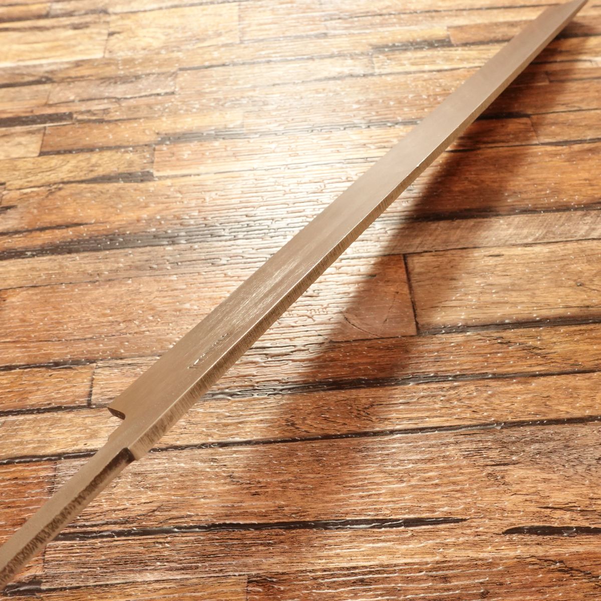 Tako-Hiki Knife, Unsharpened, Blacksmith Dead Stock, Octopus Sashimi Knife, Shirogami #2 Yasugi Steel, Original DIY, Blade Needs Sharpening, Unused, 305mm