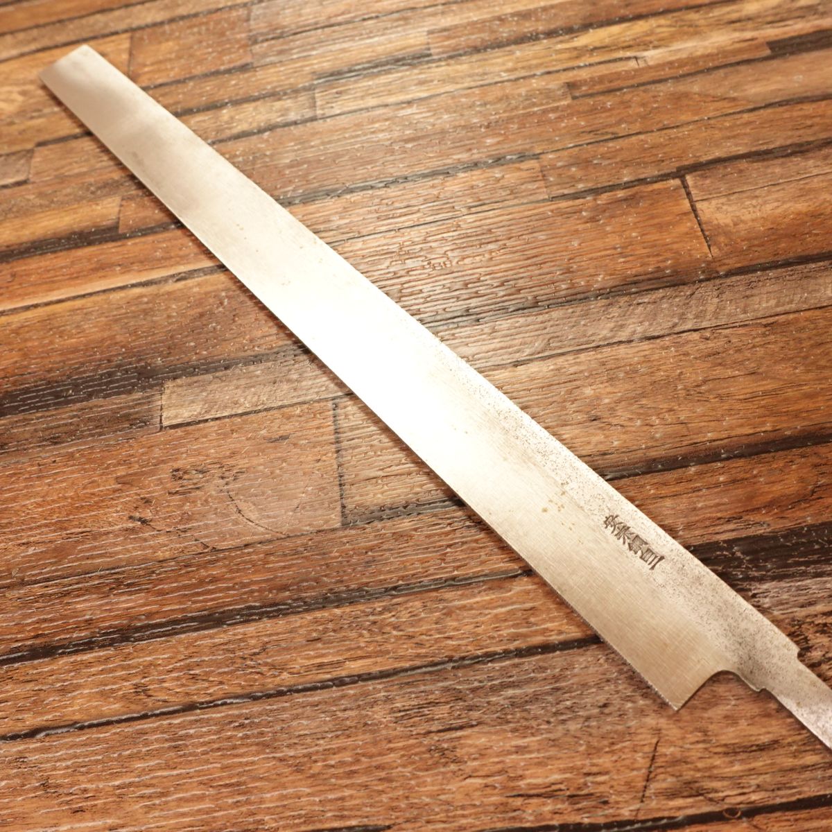 Tako-Hiki Knife, Unsharpened, Sashimi / Octopus Knife, White Paper Steel, DIY Finish, Deadstock, 305mm