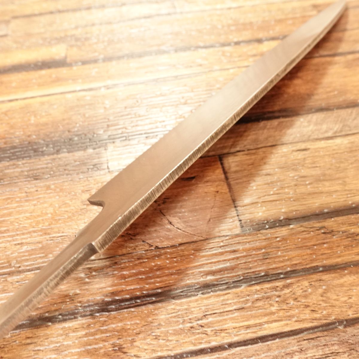 Yanagiba Knife, Unsharpened, Sashimi Knife, Blacksmith Deadstock, DIY Finish, 215mm