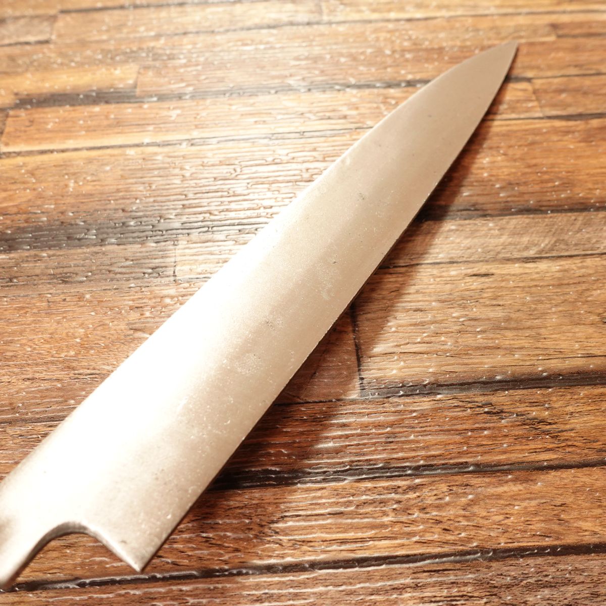 Yanagiba Knife, Unsharpened, Blacksmith-Made, Deadstock, DIY Blade-Ready Sashimi Knife, No Edge, Unused, 215mm