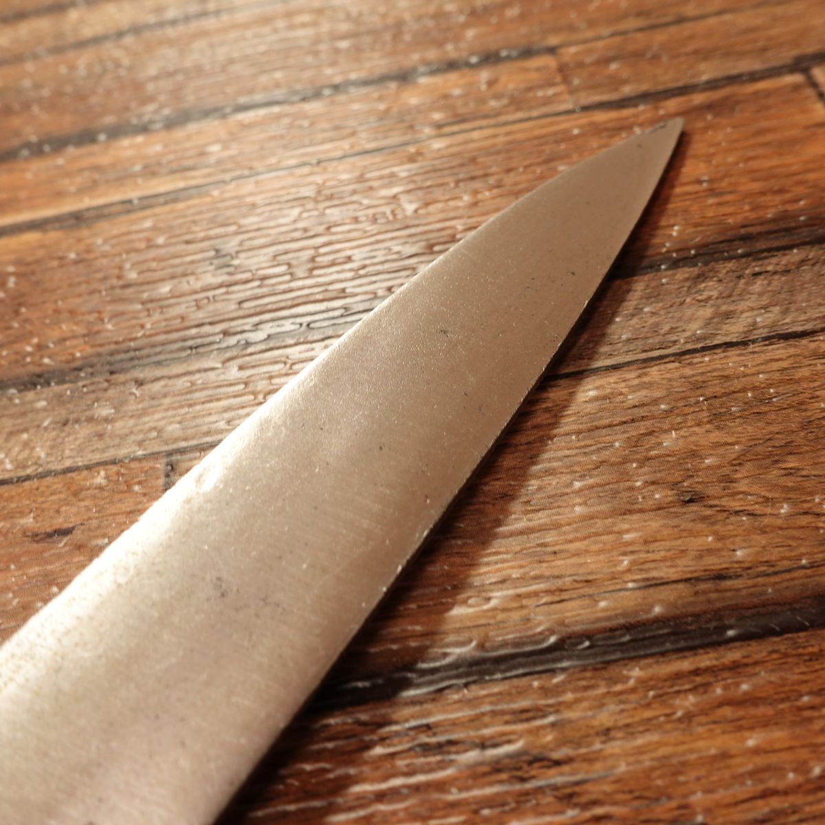 Yanagiba Knife, Unsharpened, Blacksmith-Made, Deadstock, DIY Blade-Ready Sashimi Knife, No Edge, Unused, 215mm