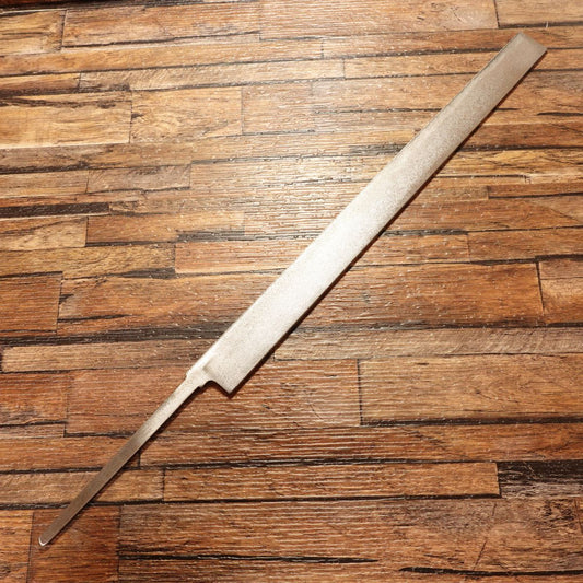 Tako-Hiki Knife, Unsharpened, Blacksmith-Made, Deadstock, Shirogami #2 Yasuki Steel, DIY Blade-Ready, No Edge, Unused, 305mm