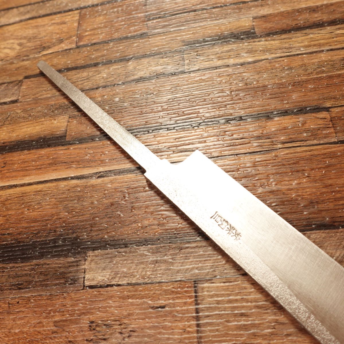 Tako-Hiki Knife, Unsharpened, Blacksmith-Made, Deadstock, Shirogami #2 Yasuki Steel, DIY Blade-Ready, No Edge, Unused, 305mm