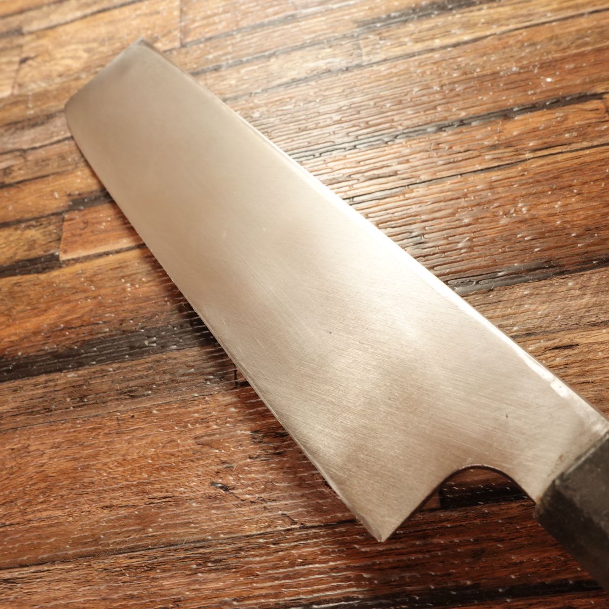 Sakai Takayuki Usuba Knife, Sharpened, Molybdenum Steel, Single Bevel, Stainless, Nakiri Style, Antibacterial Handle, 215mm