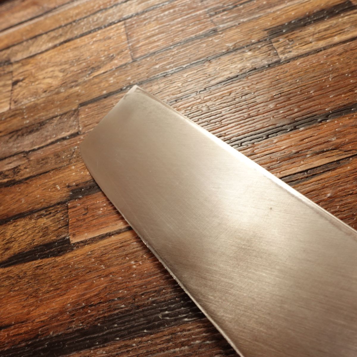 Sakai Takayuki Usuba Knife, Sharpened, Molybdenum Steel, Single Bevel, Stainless, Nakiri Style, Antibacterial Handle, 215mm