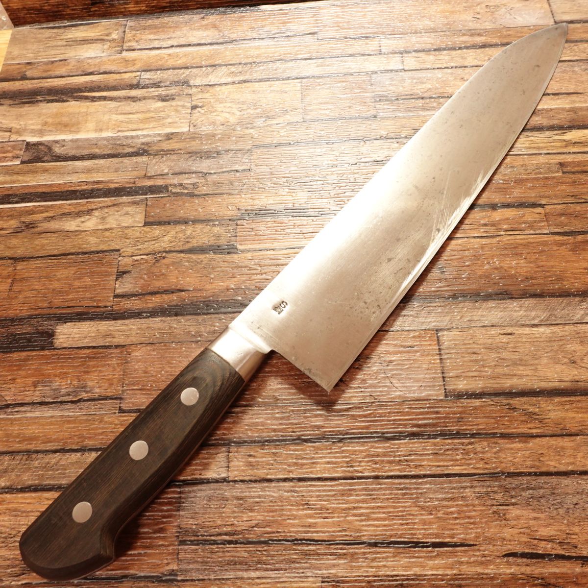 Sakai Ichimonji Mitsuhide Gyuto Knife, Sharpened, Chef’s Knife, S-Steel Hagane, All-Purpose Knife, 305mm