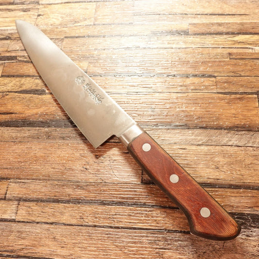 Sakai Ichimonji Mitsuhide Gyuto Knife, Sharpened, All-Purpose Chef’s Knife, Yasuki Steel Forged, 205mm