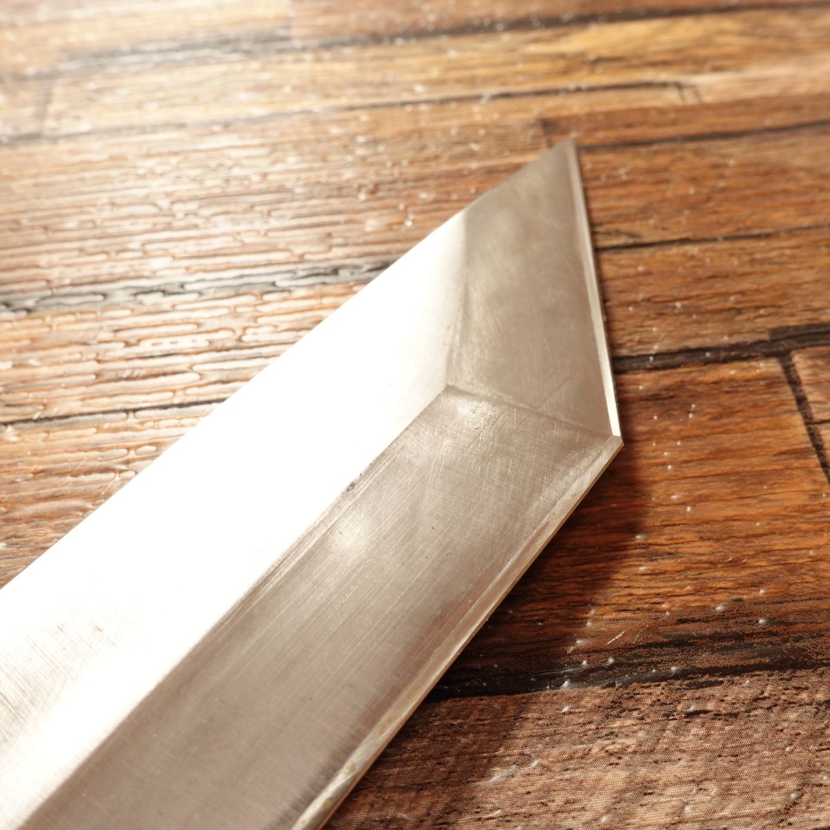 Syoudai Masayoshi Unagi Knife, Water Buffalo Handle, Eel Filleting Knife, With Wooden Saya, 185mm