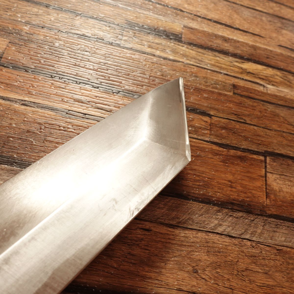 Syoudai Masayoshi Unagi Knife, Water Buffalo Handle, Eel Filleting Knife, With Wooden Saya, 250mm