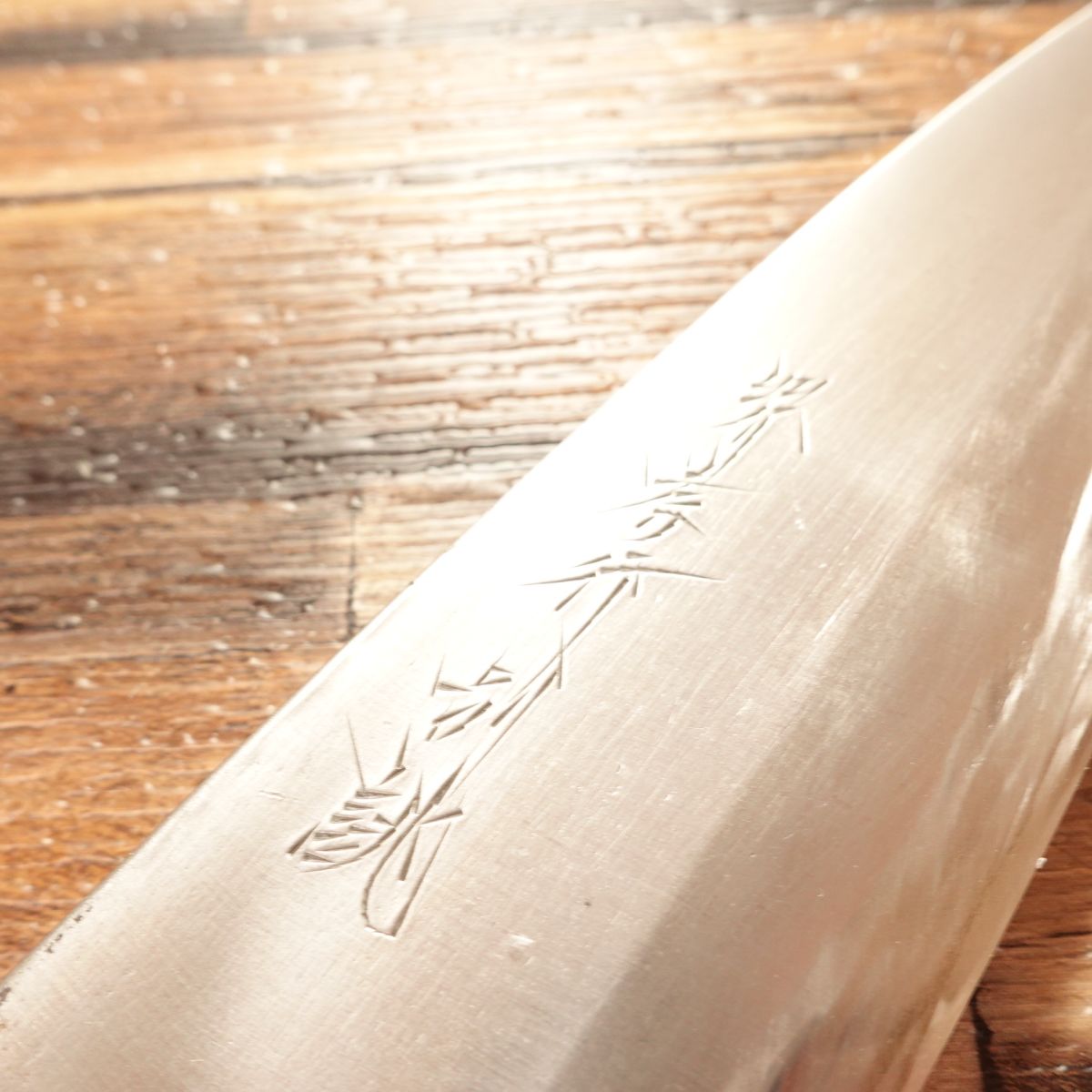 Sakai Takayuki Deba Knife, Sharpened, White Water Buffalo Handle, Special Order, Hagane Steel, 175mm